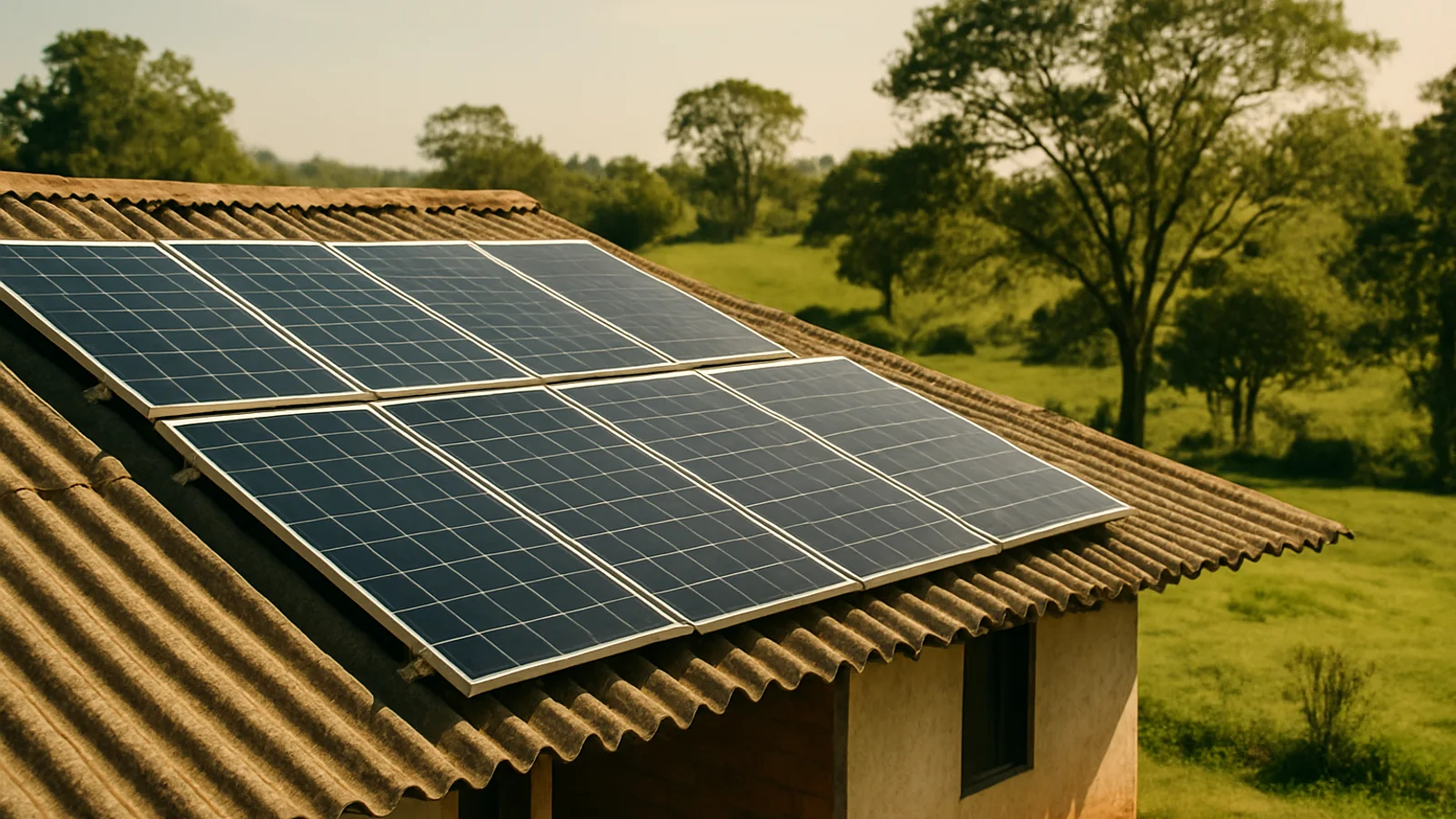 Paneles solares para finca conectada a red: sí sirven y así funcionan