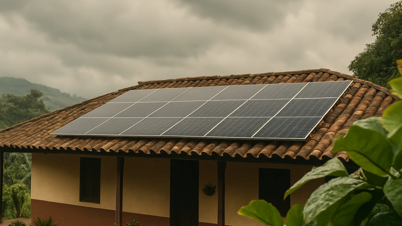 Funcionan los paneles solares cuando llueve? Lo que debe saber dueños de finca en Colombia