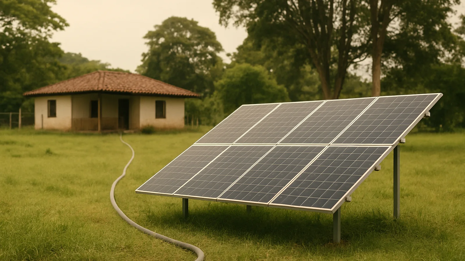 Distancia entre paneles e inversor en una finca: cómo el terreno, el cableado y las sombras cambian el diseño solar